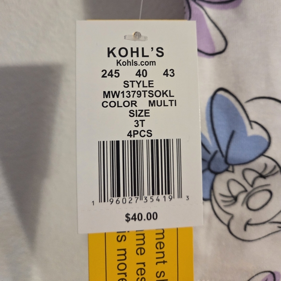 Disney Minnie Mouse Pj Set - Picture 4 of 4